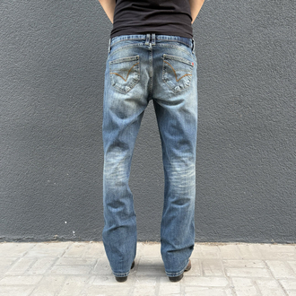 Bootcut Tribal Relaxed Fit Low Rise Jean