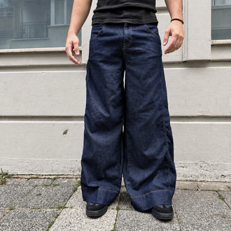 Cross Tribal Wide Leg Baggy Jean