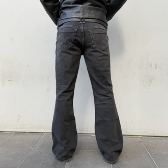 Bootcut Dark Antrasit Denim Low Rise