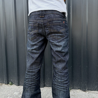 Dark Wash Bootcut Denim Low Rise Pants