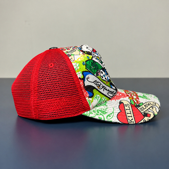 Ed Hardy Skull Love Trucker Cap