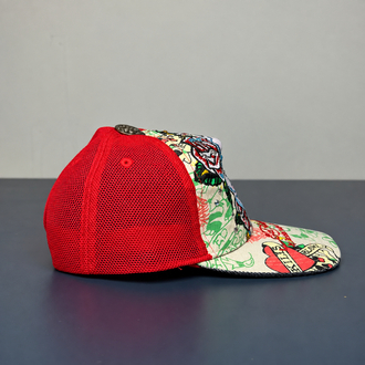 Ed Hardy Frozen Skull Trucker Cap