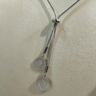 Çelik Silver Elizabeth Kolye