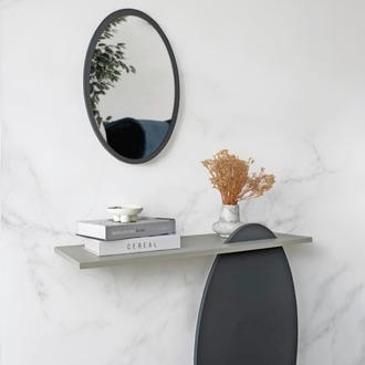 Orion Gri Aynalı Lake Dresuar 90cm