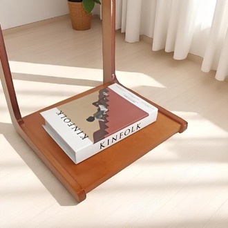 Demeter Ahşap C Sehpa Tekerlekli