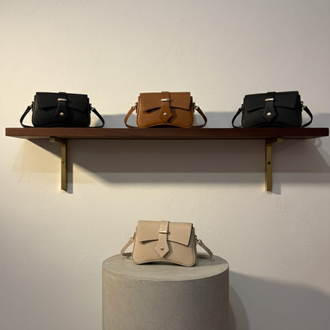 Heritage Koleksiyonu: Kemer Tokalı Lüks Deri Crossbody Çanta
