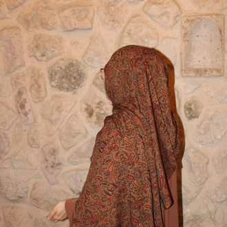 Zeyla etnik desen pamuklu şal