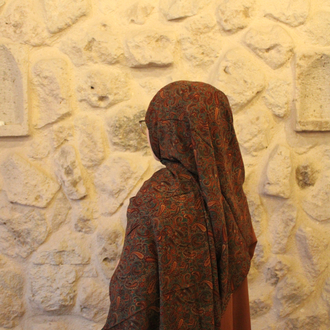 Zeyla etnik desen pamuklu şal
