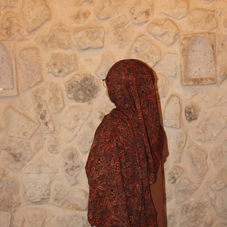 Zeyla etnik desen pamuklu şal