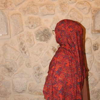 Zeyla etnik desen pamuklu şal 