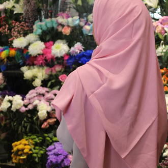 Zeylâ Collection Premium Toz Pembe şal