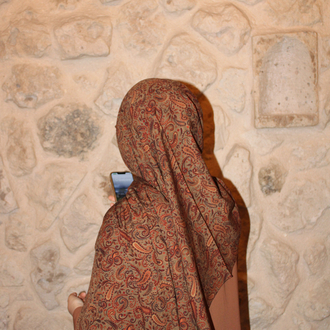 Zeyla etnik desen pamuklu şal