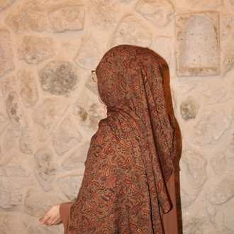 Zeyla etnik desen pamuklu şal