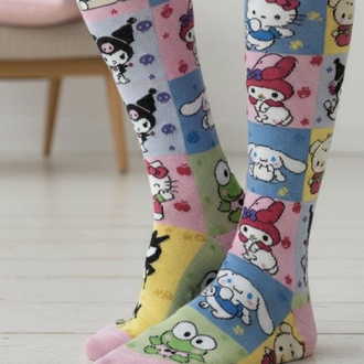 Sanrio karakterleri uzun lisanslı çorap