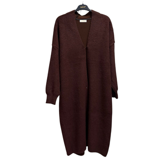 Kahverengi Angora hırka