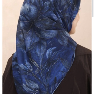 Locella soft eşarp mavi