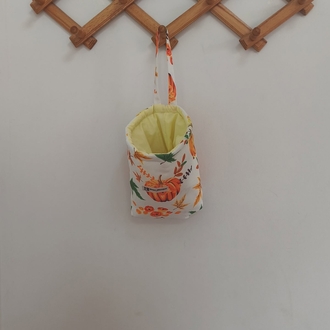 Bal kabağı desenli Organizer