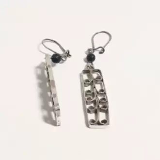 Yıldız Taşı Acurlu Dikdortgen Küpe K0230