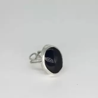Oniks Taşlı Oval Yüzük K0644