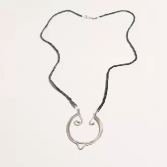 Yeşim Taşlı Mask Kolye K0203