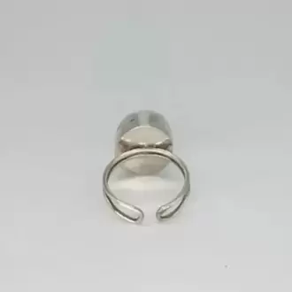 Hint Akik Taşlı Oval Yüzük K0635