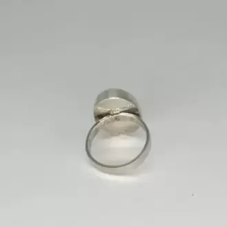 Akik Taşlı Oval Yüzük K0621