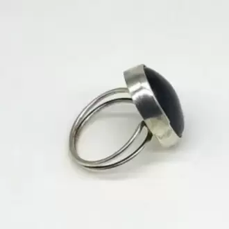 Onix Taşlı Büyük Oval Yüzük K0967