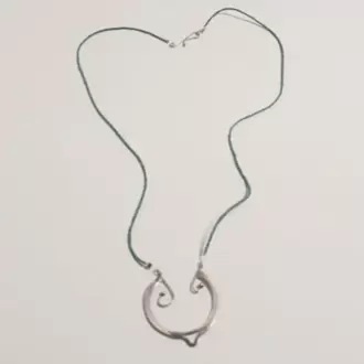 Turkuaz Taşlı Mask Kolye K0211