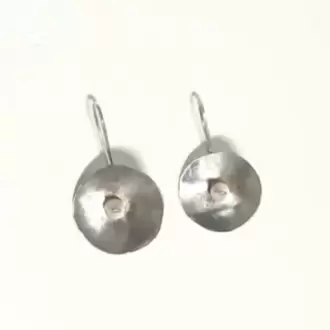 Sedef Taşlı Çanak Küpe K0146