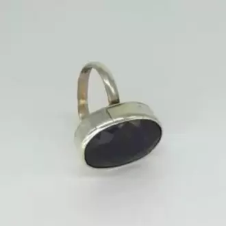 Safir Taşlı Oval Yüzük K0633