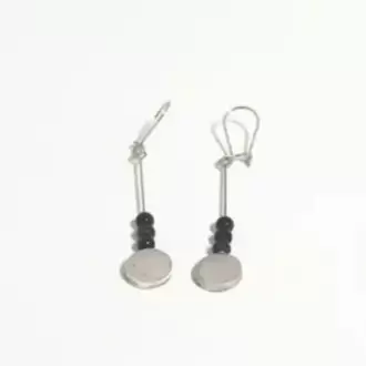 Yıldız Taşı Sallantılı Yuvarlak Küpe Küpe K0123