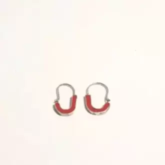 Kırmızı J Küpe K0326