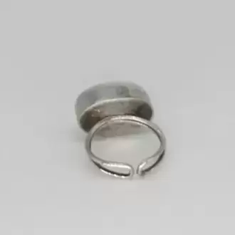 Jasper Taşlı Oval Yüzük K0696