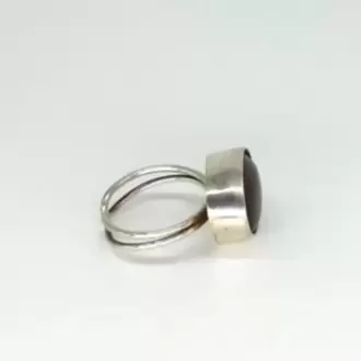Jasper Taşlı Oval Yüzük K0663