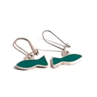 Yeşil Balık Küpe K0388