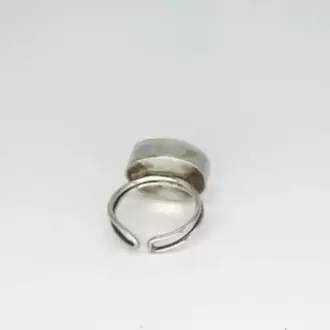 Jasper Taşlı Oval Yüzük K0663