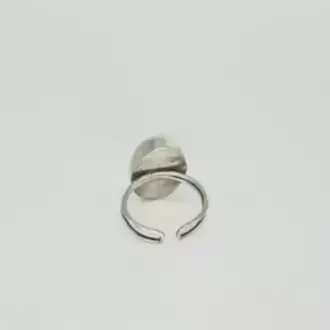 Pembe Kuartz Oval Yüzük K0581