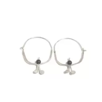 Oniks Taşlı Cinali Küpe K0096