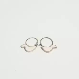 Beyaz Kuş Küpe K0107