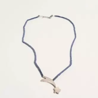 Lapis Lazuli Taşlı Kuyruklu Yıldız Kolye K0188