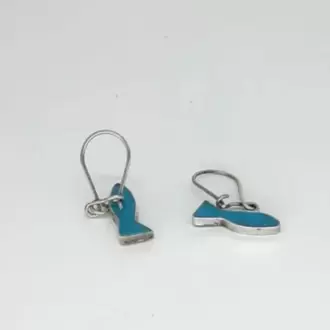 Turkuaz Balık Küpe K0920