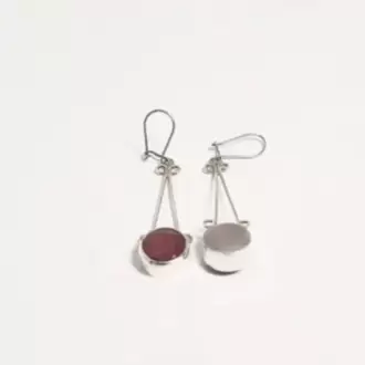 Ceyt Taşlı Salantılı Yuvarlak Küpe K0056