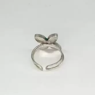 Yeşil Çiçek Yüzük K0911