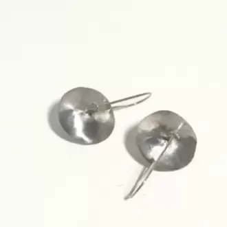 Sedef Taşlı Çanak Küpe K0146