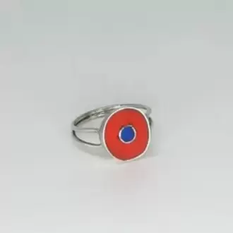 Kırmızı Yeşil Nazar Boncuğu K0762