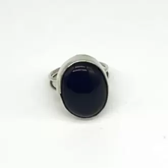 Onix Taşlı Büyük Oval Yüzük K0967