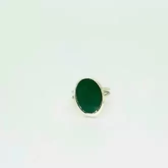 Akik Taşlı Oval Yüzük K0584