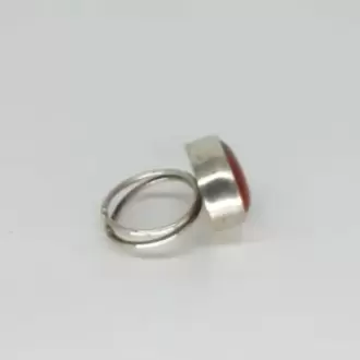 Jasper Taşlı Oval Yüzük K0696