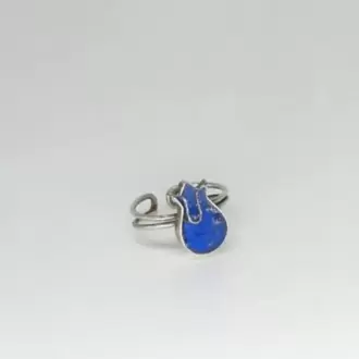 Saks Mavi Lale Yüzük K0734