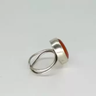 Jasper Taşlı Oval Yüzük K0695